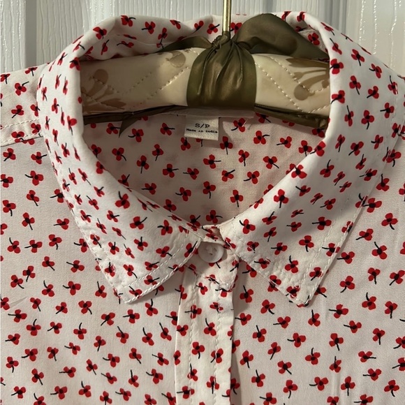 BEACHLUNCHLOUNGE woman long sleeve dress shirt - Picture 3 of 7